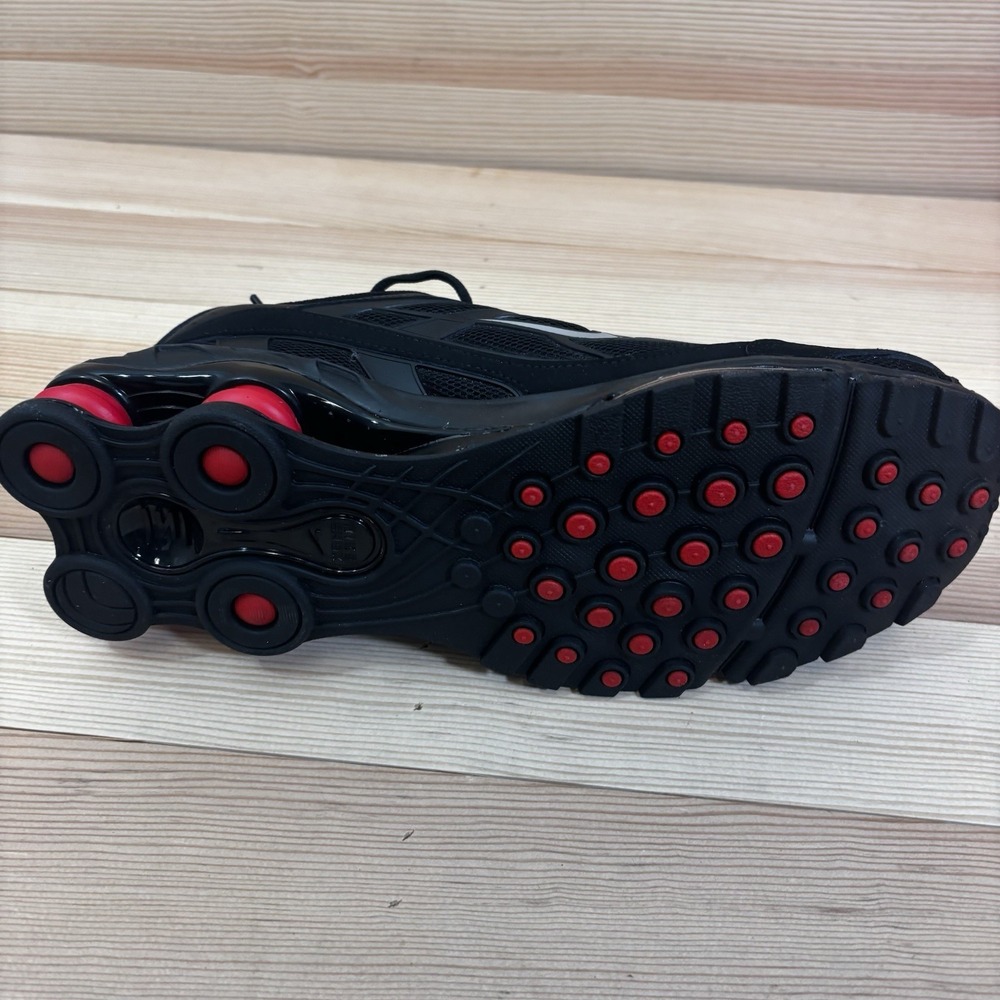 Nike Shox Ride 2 Black University Red Metallic Silver II7635-001 Mens Size 10.5 - Picture 6 of 8